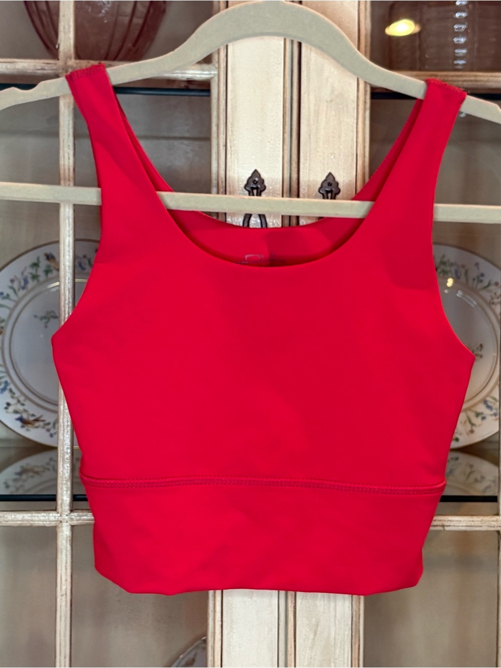 DYI Red Crop Tank Top